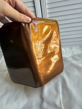 Vintage Louis Vuitton Vernis Wallet Bronze